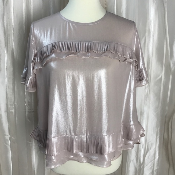 TOPSHOP Shiny Top - Picture 7 of 7